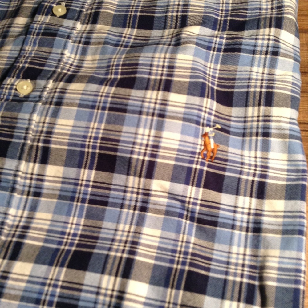 Men's Ralph Lauren Plaid Short Sleeve